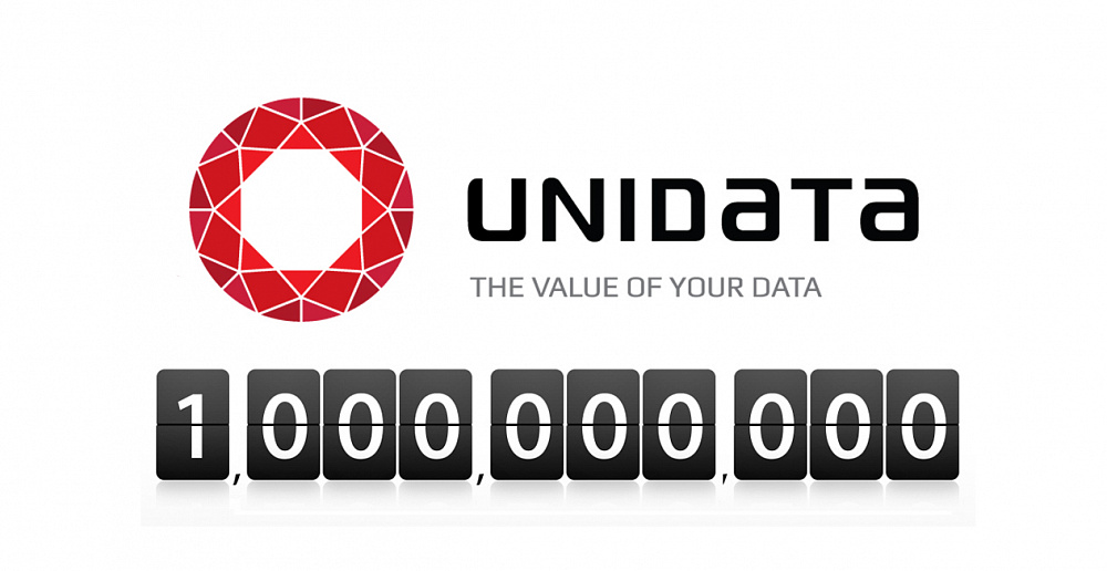 Unidata has reached the productivity of a billion records